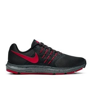 Red and Black Concrete Nike Run Frees